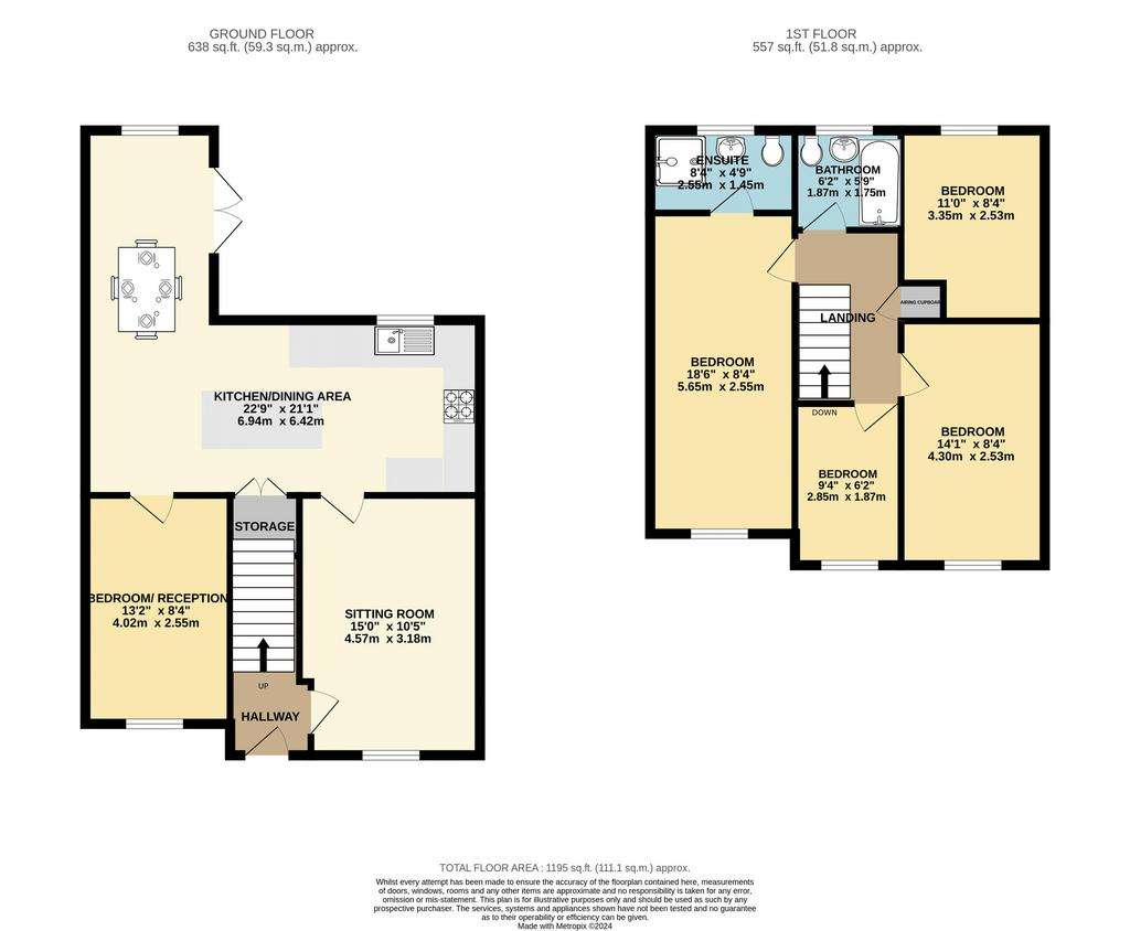 5 bedroom semi-detached house for sale - floorplan