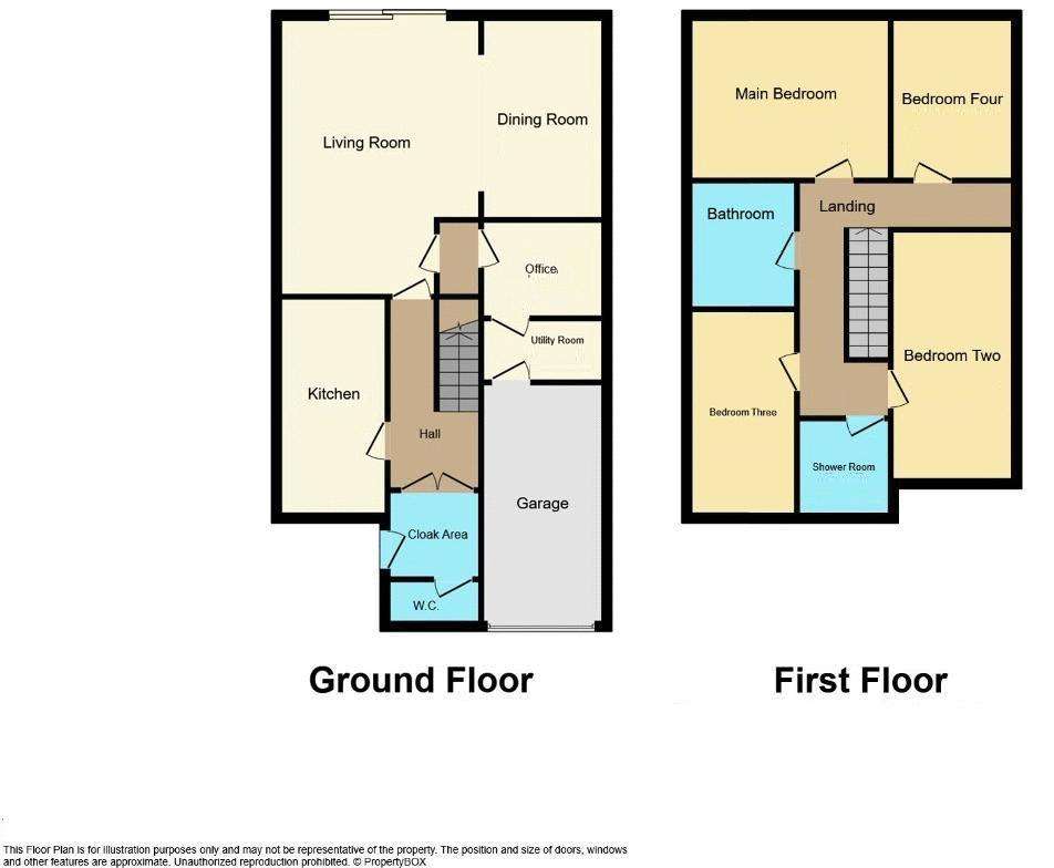 4 bedroom semi-detached house for sale - floorplan