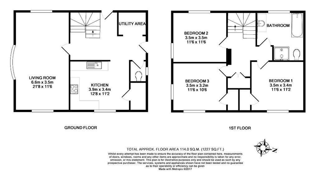 3 bedroom detached house to rent - floorplan