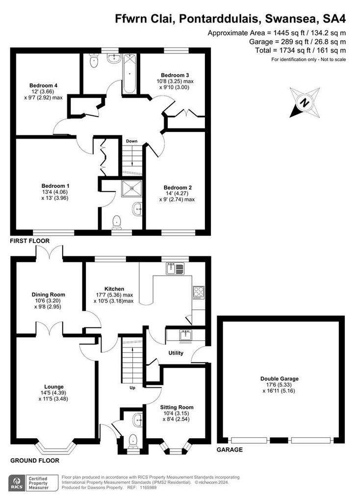 4 bedroom detached house for sale - floorplan