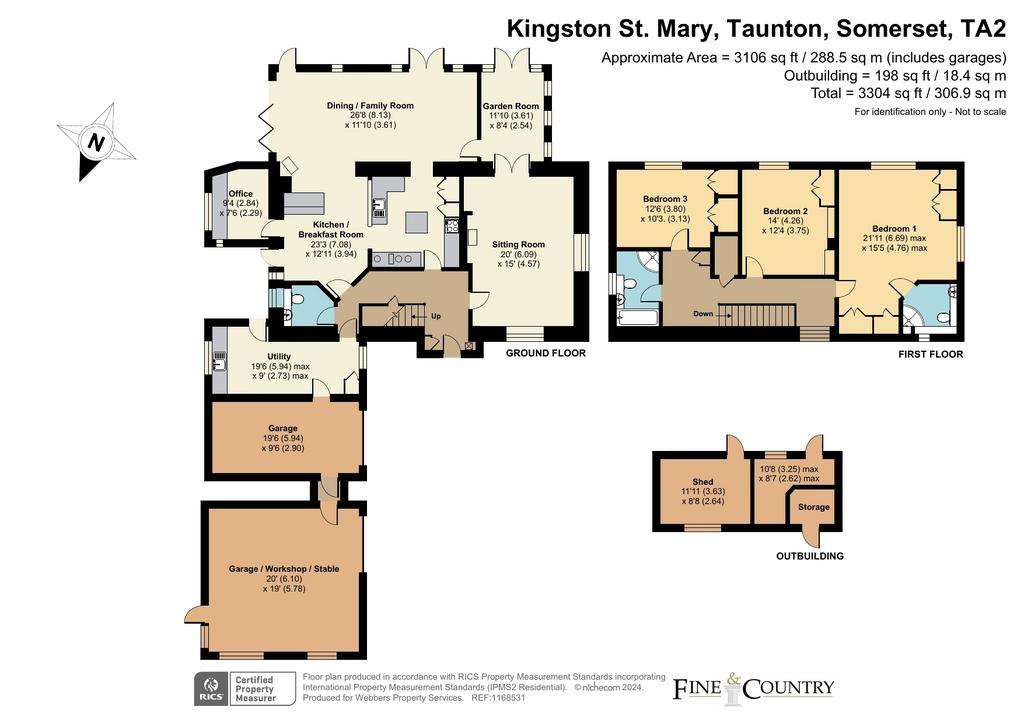 3 bedroom detached house for sale - floorplan