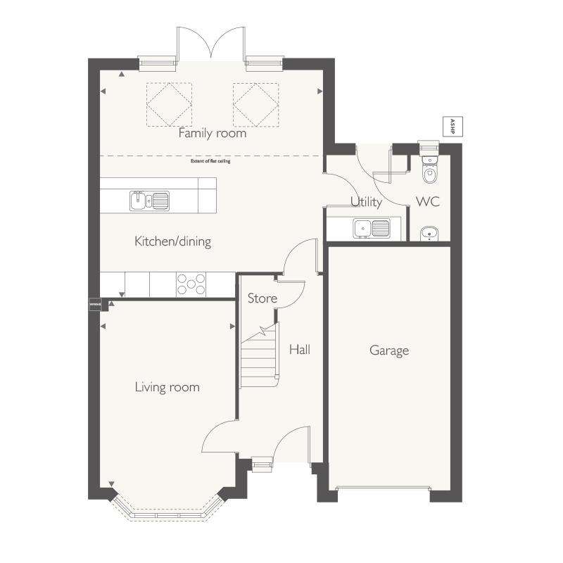 4 bedroom detached house for sale - floorplan