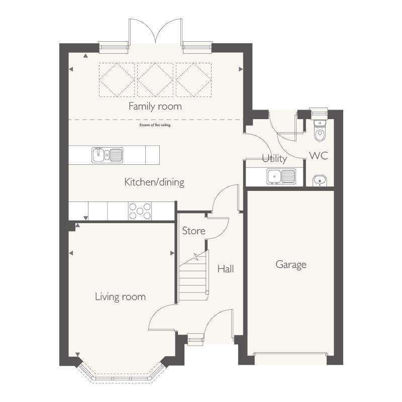 4 bedroom detached house for sale - floorplan