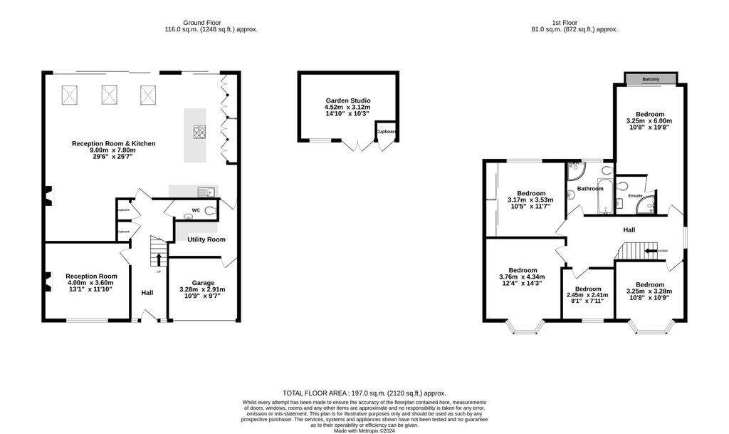 5 bedroom detached house for sale - floorplan