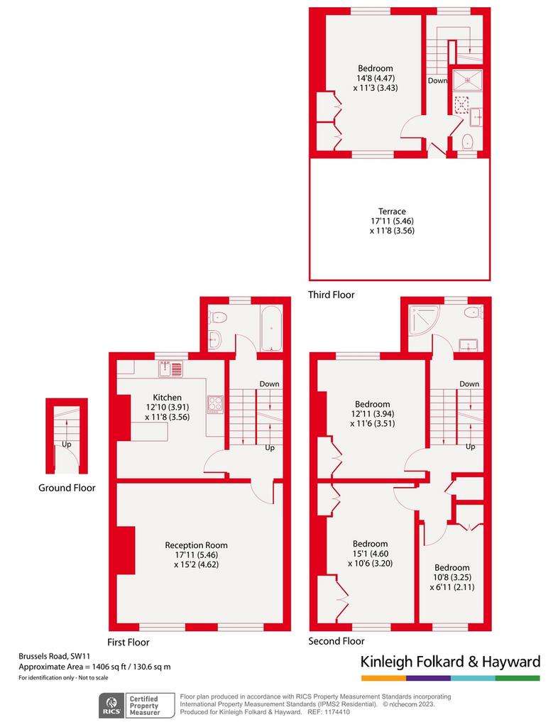 4 bedroom flat for sale - floorplan