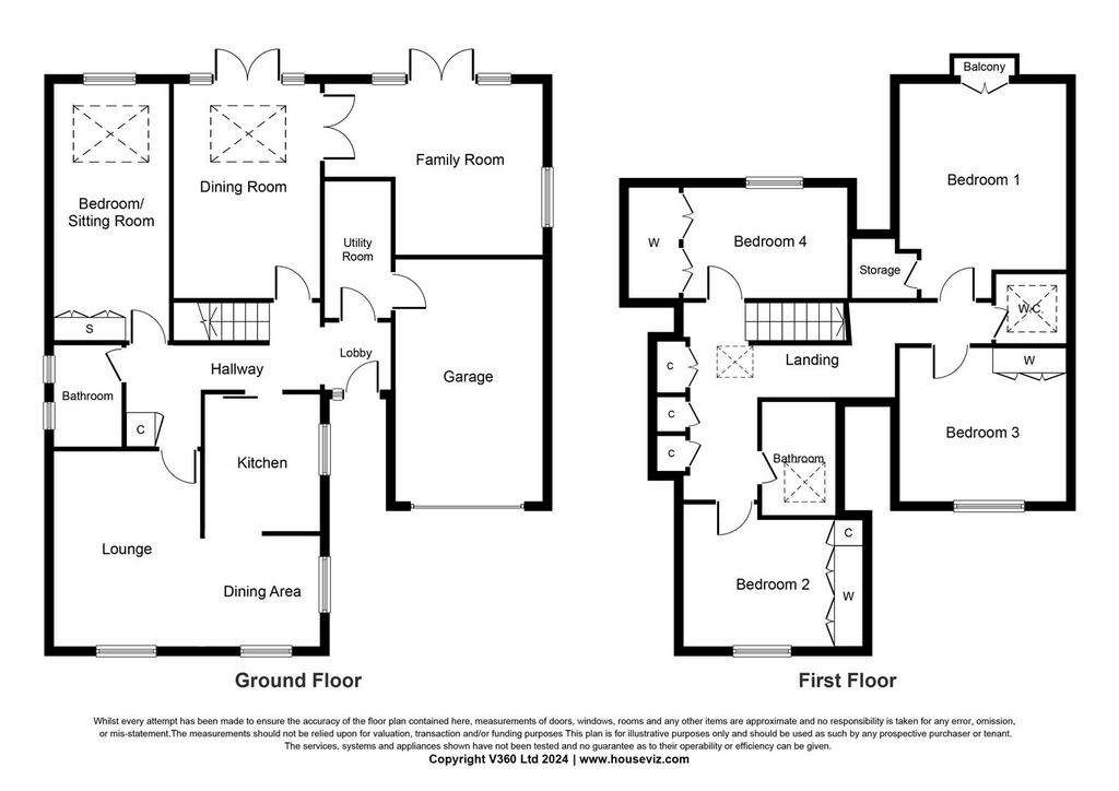 4 bedroom detached house for sale - floorplan