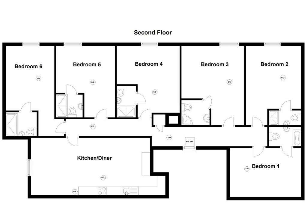 Room to rent - floorplan