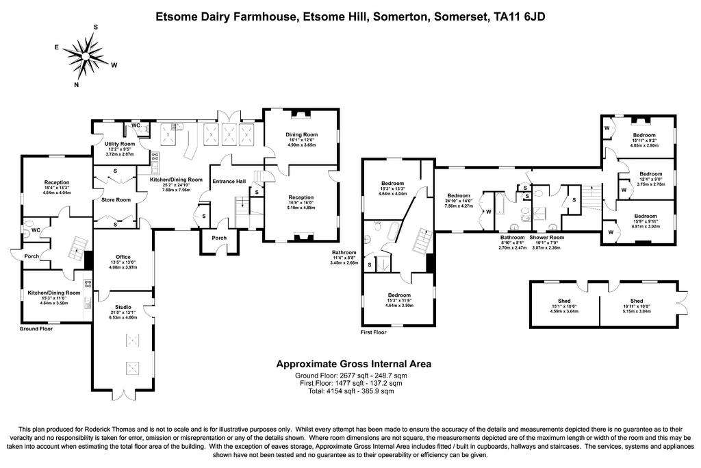 6 bedroom farm house for sale - floorplan