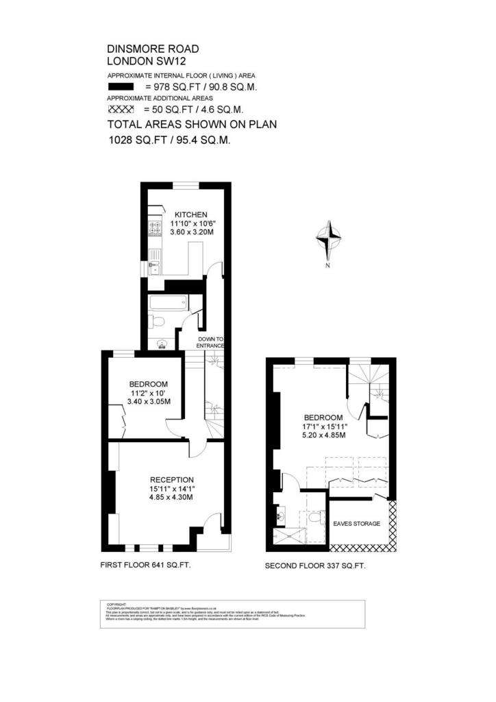 2 bedroom maisonette for sale - floorplan