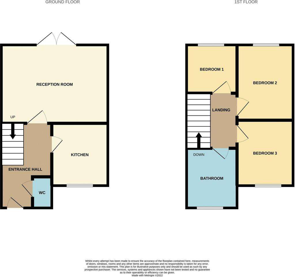 3 bedroom semi-detached house to rent - floorplan