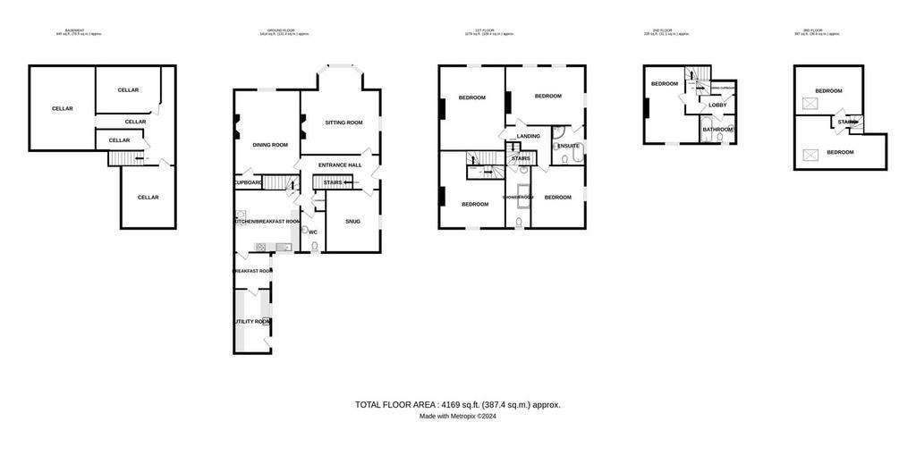 7 bedroom semi-detached house for sale - floorplan