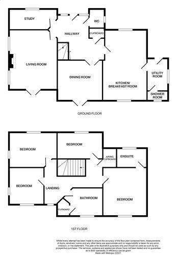 4 bedroom detached house to rent - floorplan