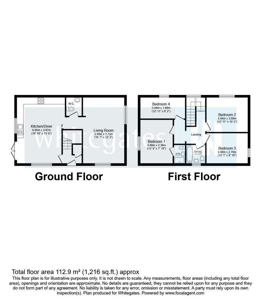 4 bedroom detached house for sale - floorplan