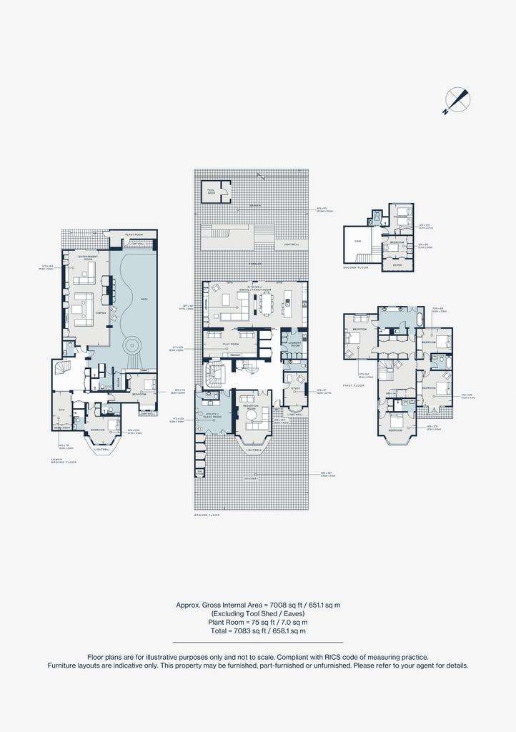 8 bedroom semi-detached house to rent - floorplan