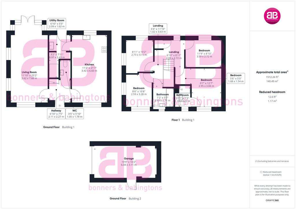 4 bedroom detached house to rent - floorplan