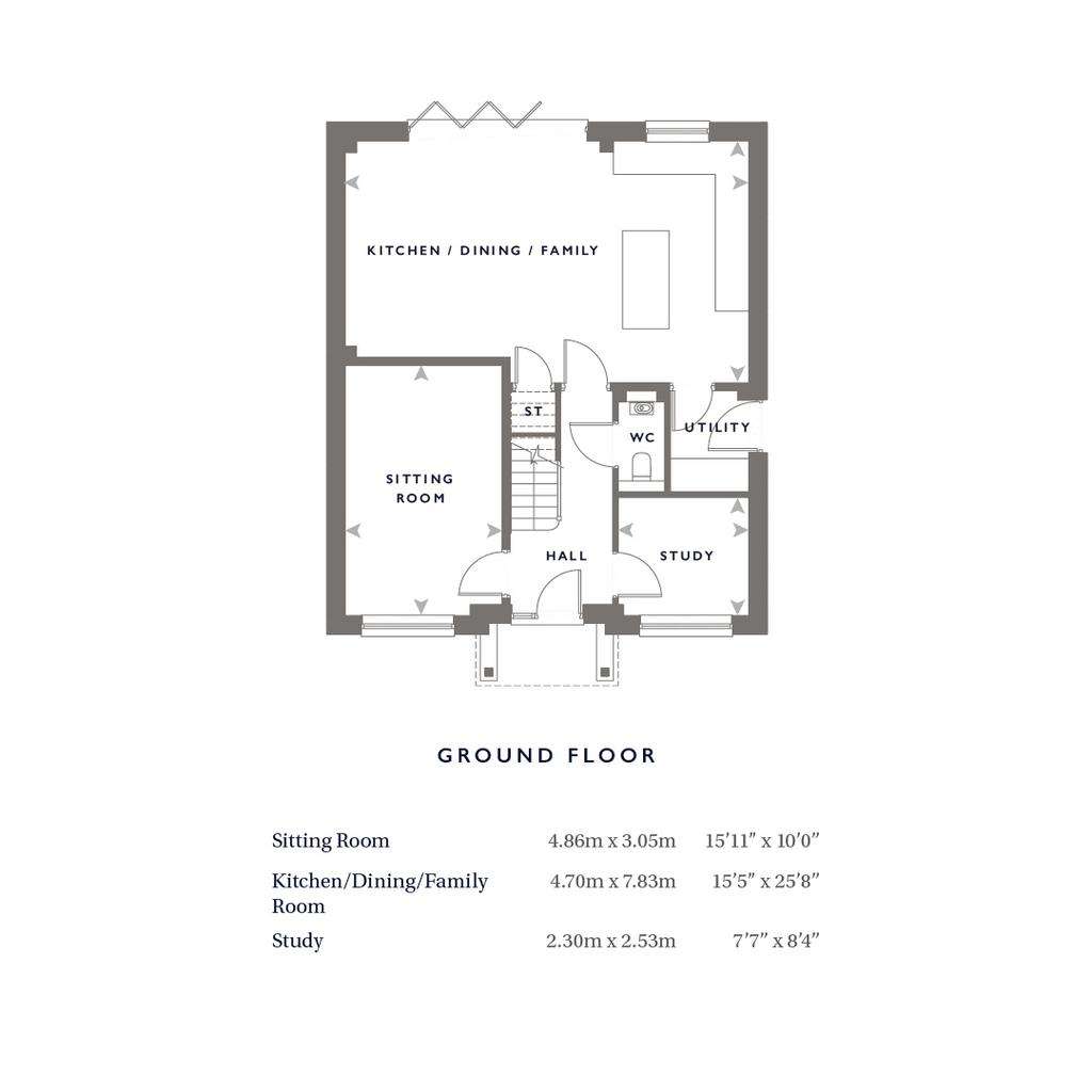 4 bedroom detached house for sale - floorplan