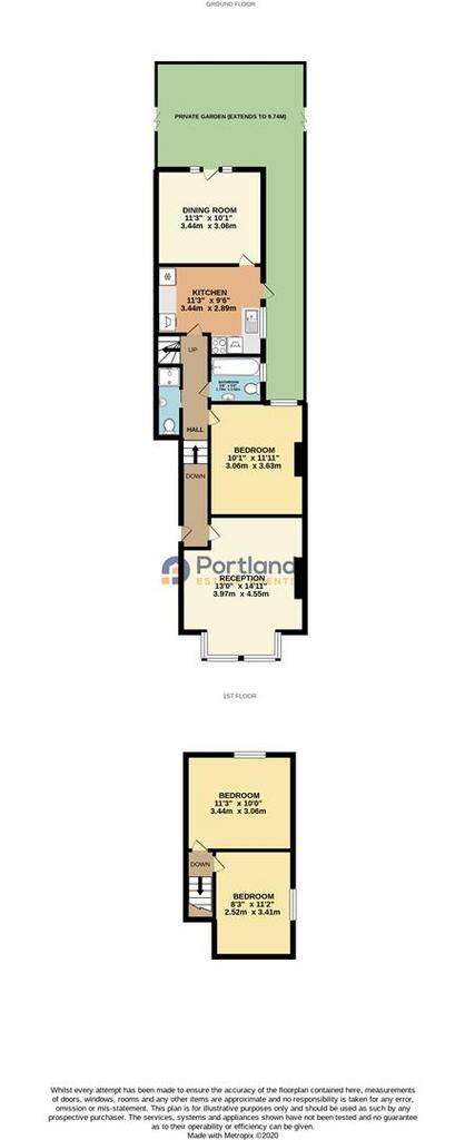 3 bedroom flat to rent - floorplan