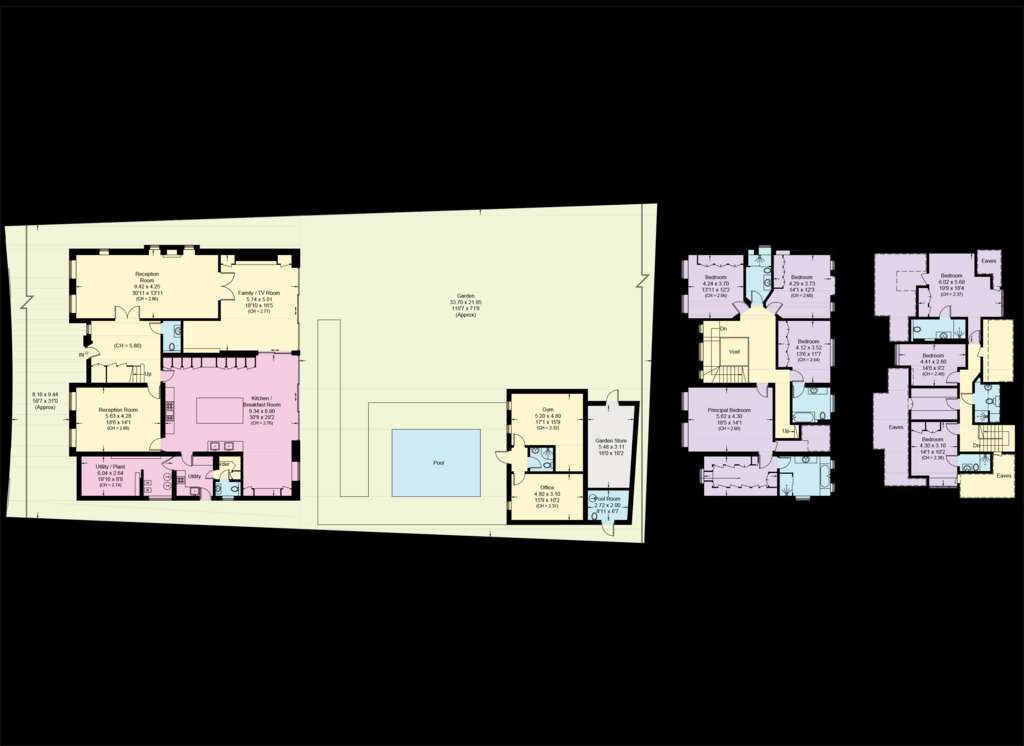 7 bedroom detached house for sale - floorplan