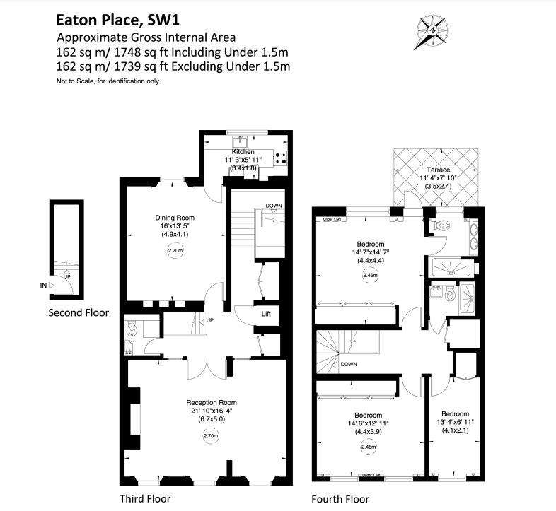 3 bedroom flat to rent - floorplan