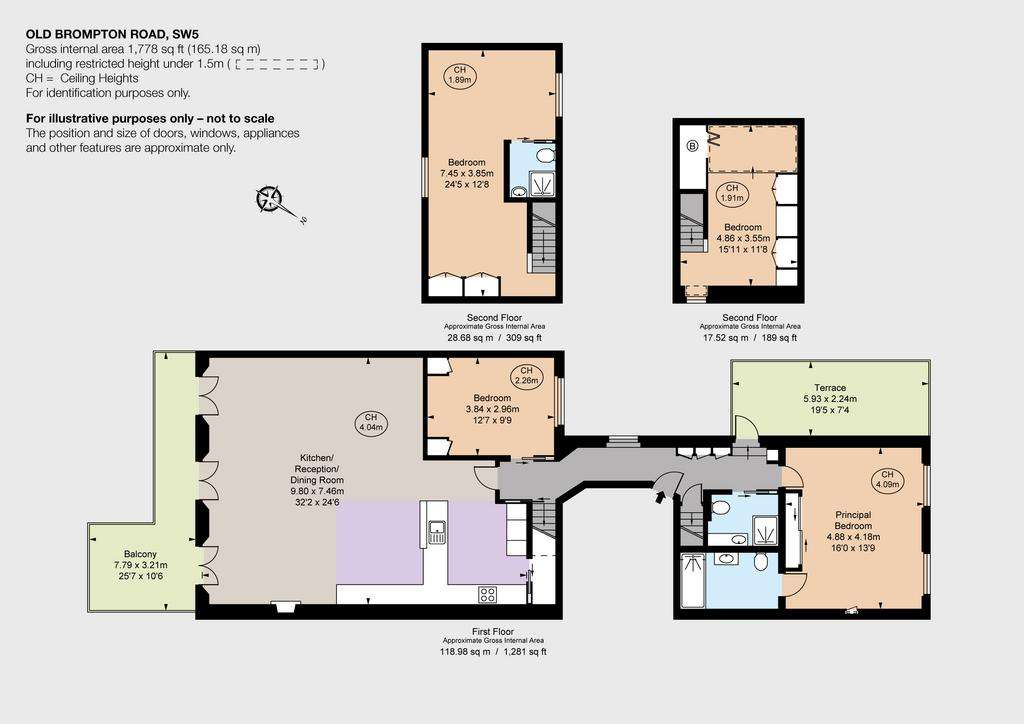 3 bedroom terraced house to rent - floorplan