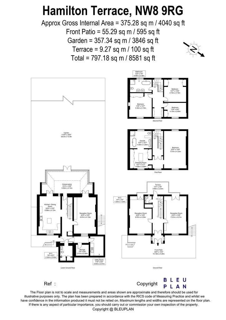 4 bedroom detached house to rent - floorplan