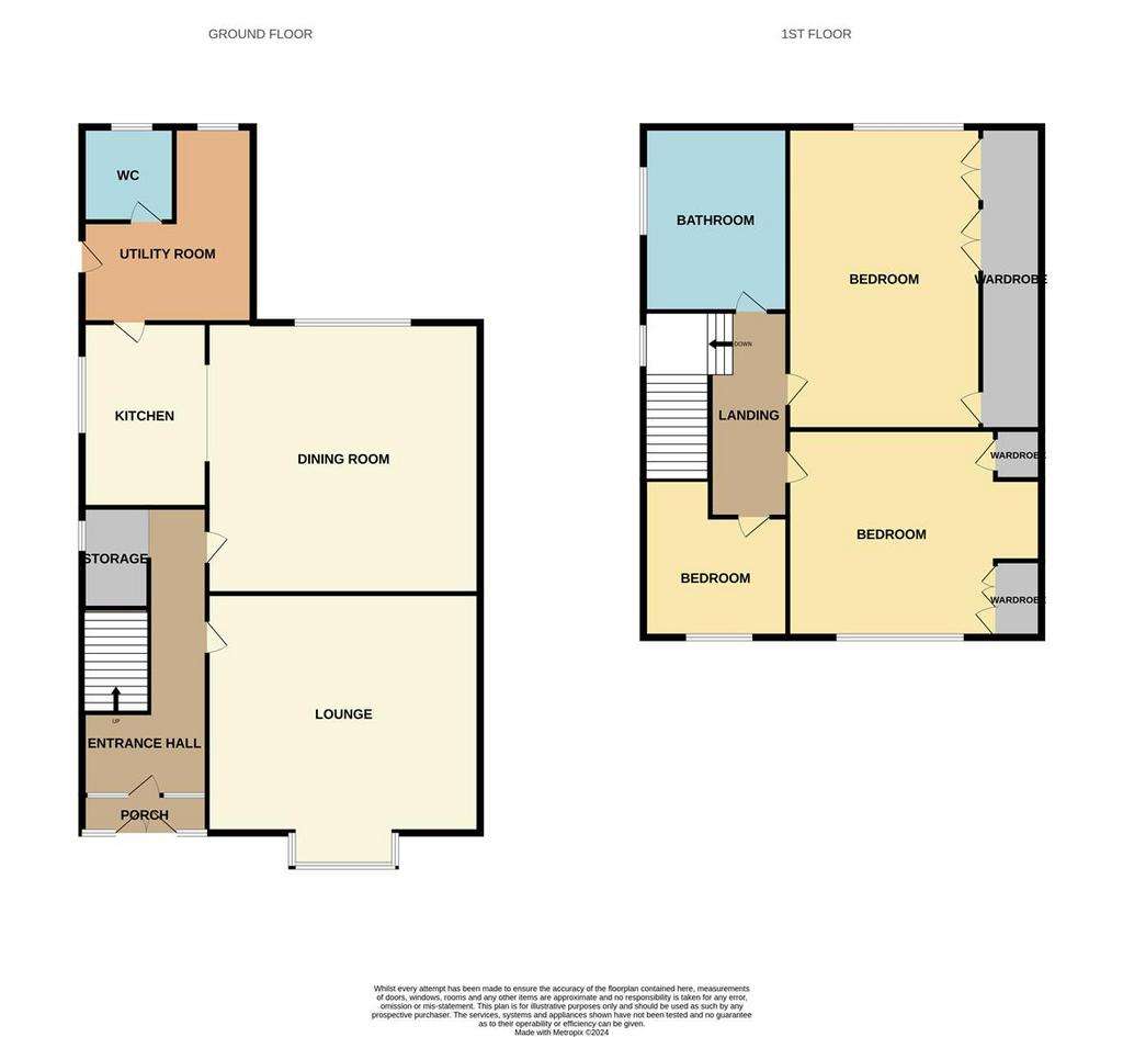 3 bedroom semi-detached house for sale - floorplan