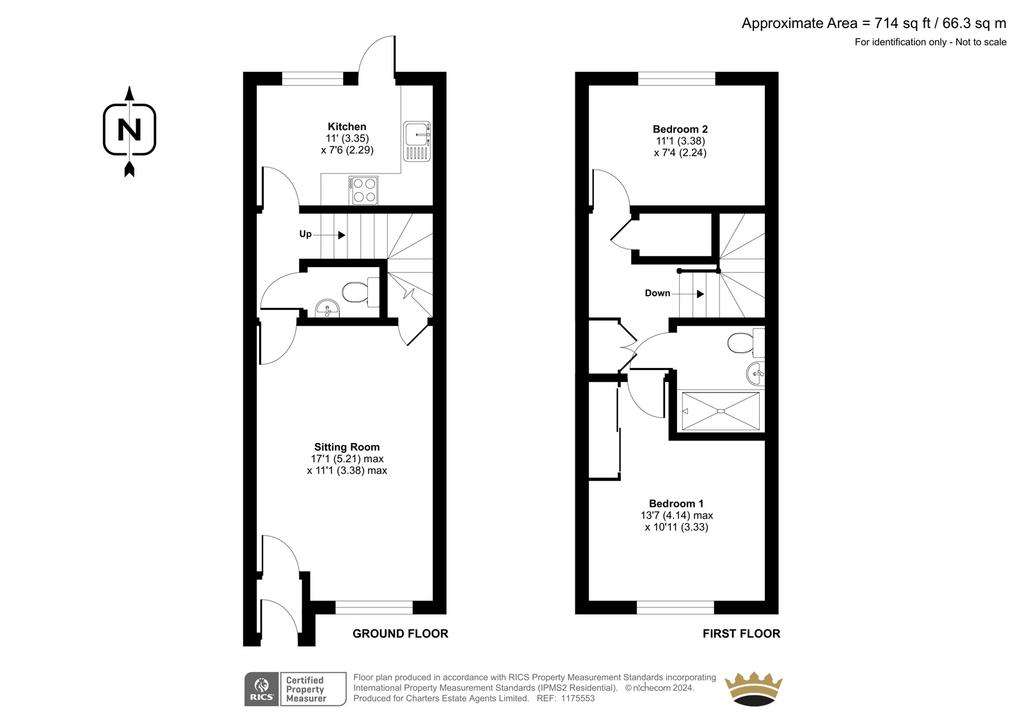 2 bedroom retirement property for sale - floorplan