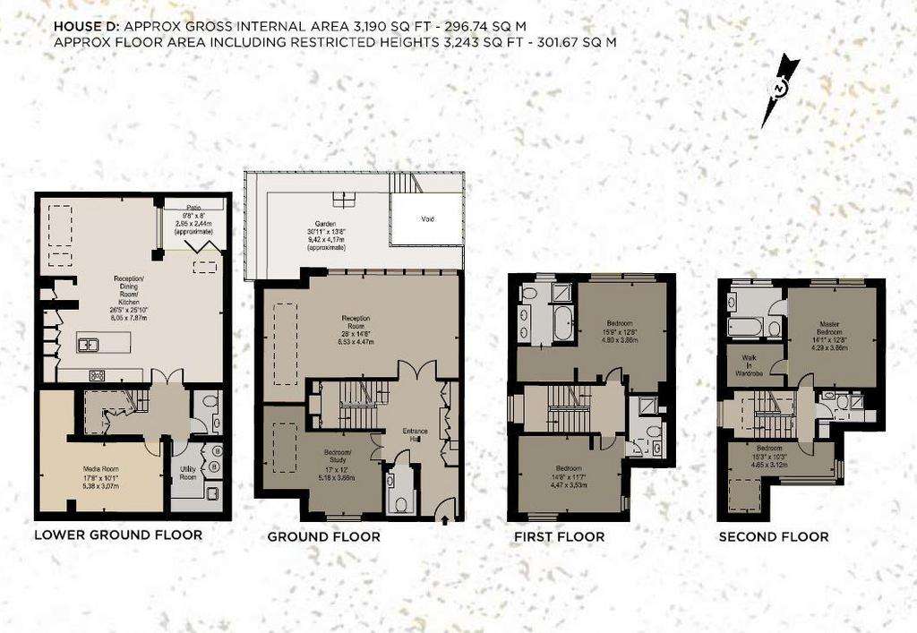 4 bedroom house to rent - floorplan