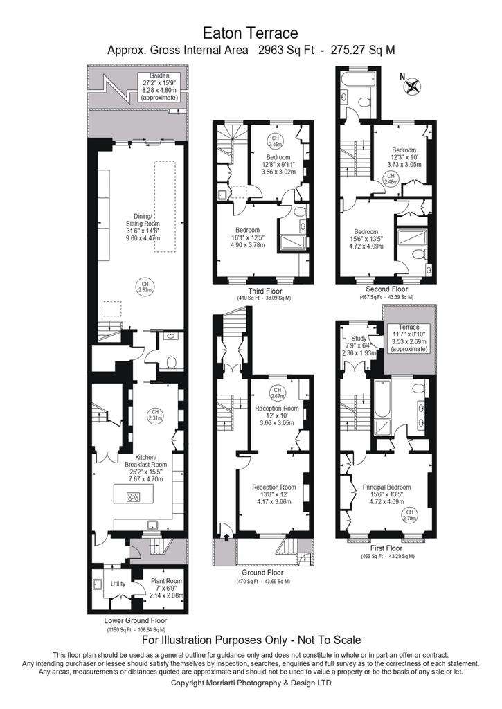 5 bedroom house to rent - floorplan