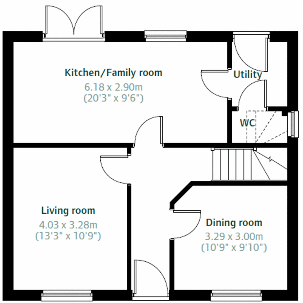 4 bedroom detached house for sale - floorplan