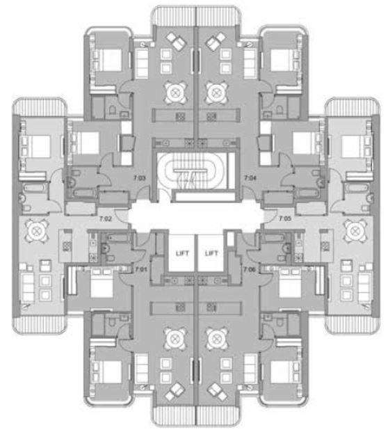 2 bedroom flat to rent - floorplan