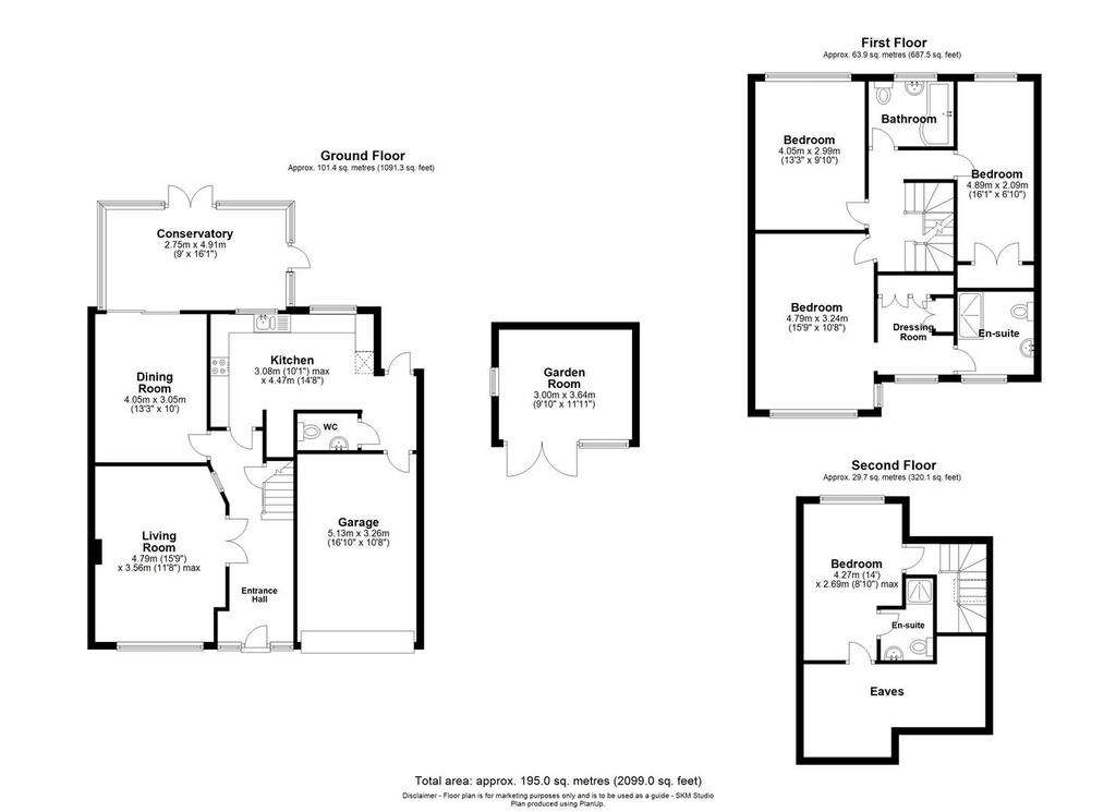 4 bedroom semi-detached house for sale - floorplan