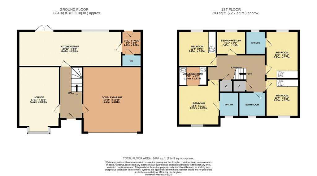 5 bedroom detached house to rent - floorplan