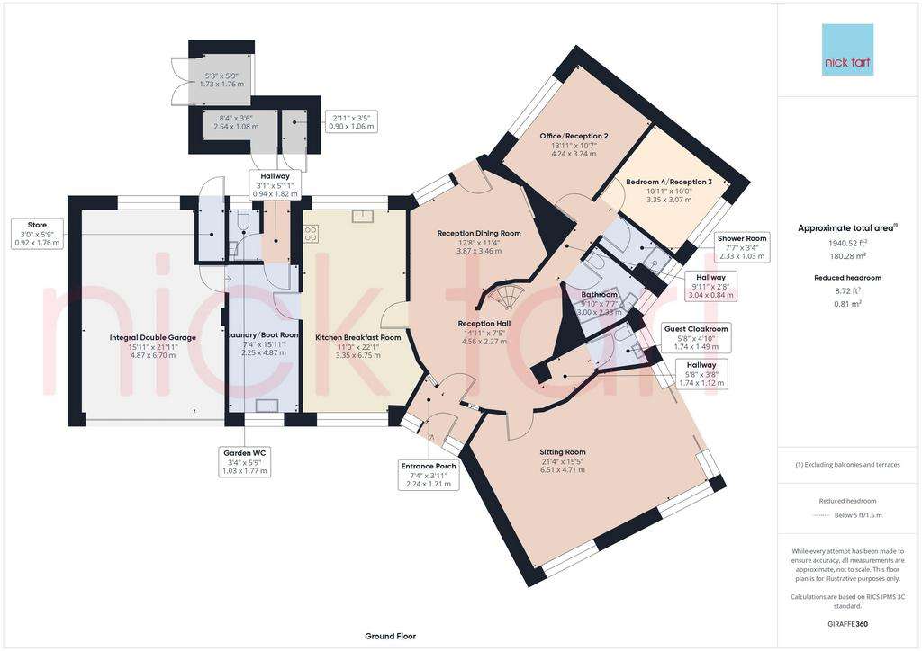 4 bedroom detached house for sale - floorplan