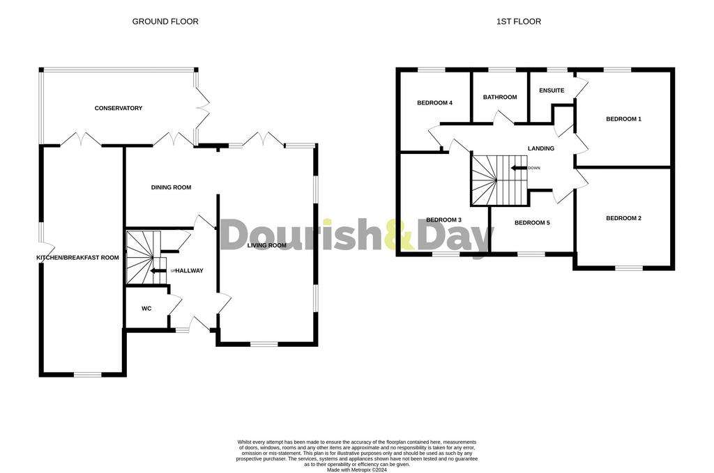 5 bedroom detached house for sale - floorplan