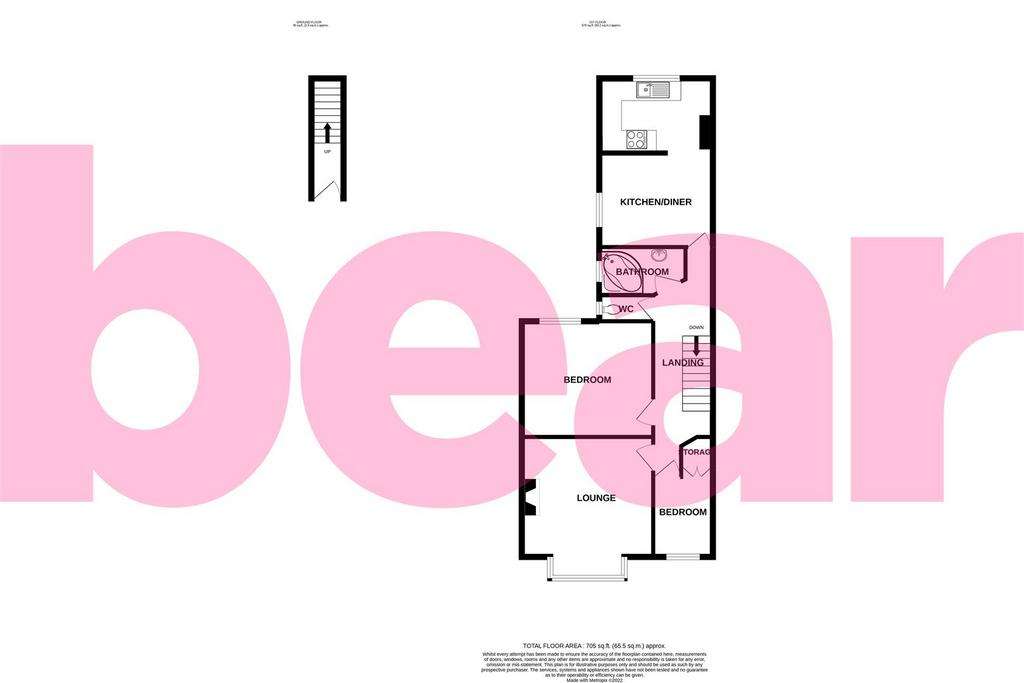 2 bedroom flat for sale - floorplan