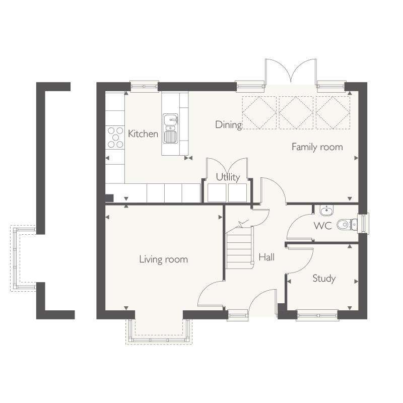 4 bedroom detached house for sale - floorplan