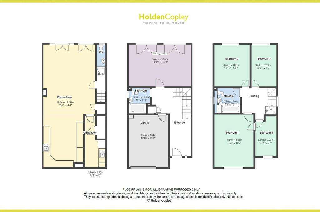 4 bedroom detached house for sale - floorplan