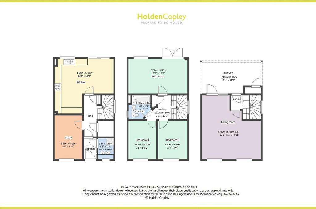 3 bedroom detached house for sale - floorplan