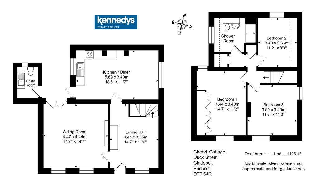 3 bedroom semi-detached house for sale - floorplan