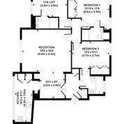 3 bedroom flat to rent - floorplan