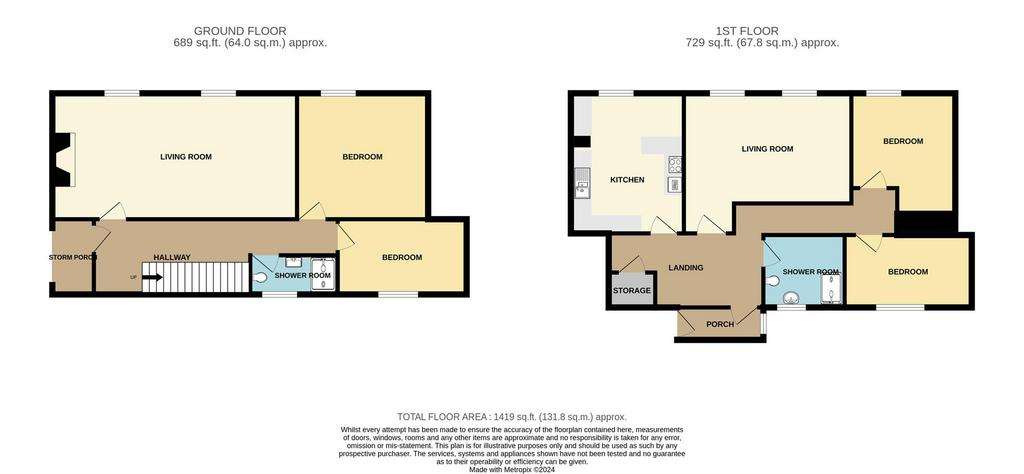 4 bedroom semi-detached house for sale - floorplan