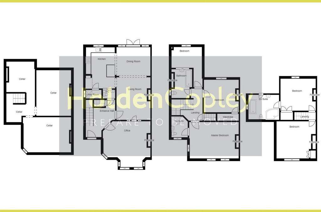 5 bedroom semi-detached house for sale - floorplan