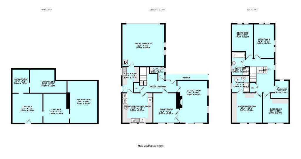 5 bedroom detached house for sale - floorplan