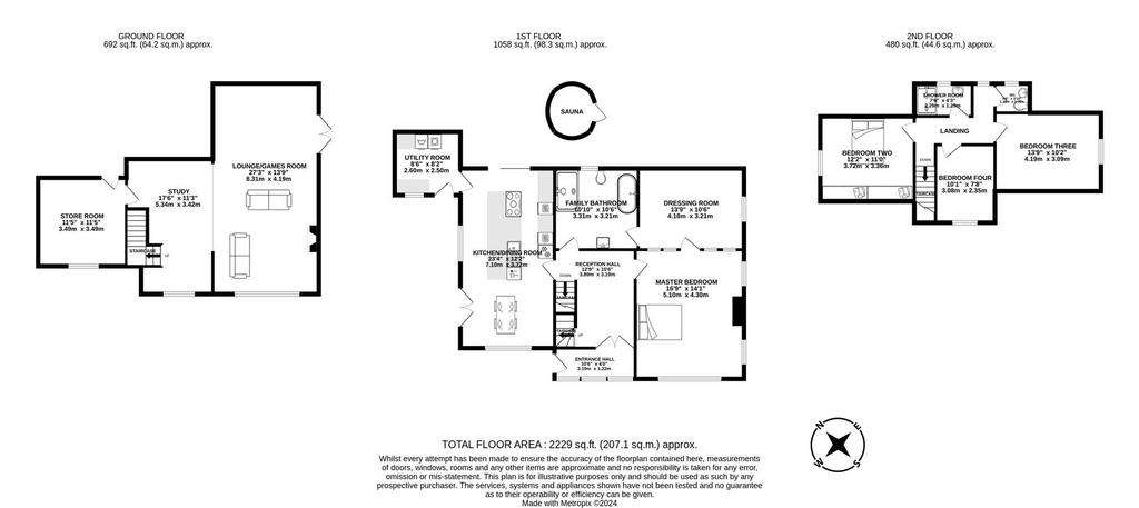 4 bedroom detached house for sale - floorplan