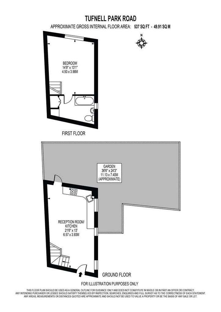 1 bedroom flat to rent - floorplan