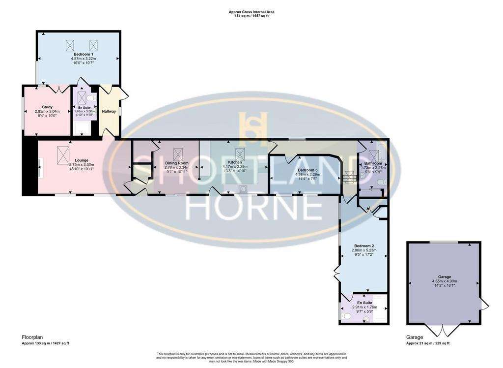 3 bedroom cottage for sale - floorplan