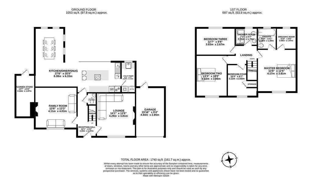 4 bedroom detached house for sale - floorplan