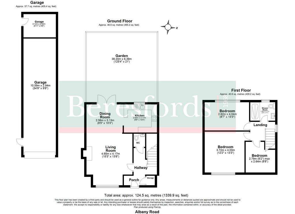 3 bedroom semi-detached house for sale - floorplan