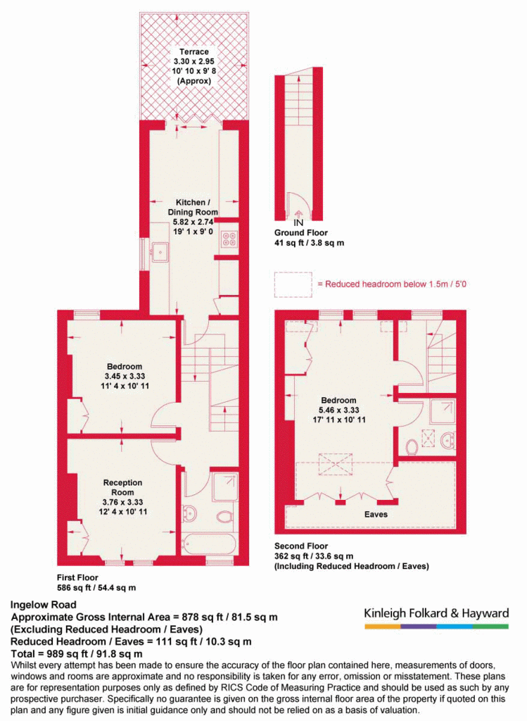 2 bedroom maisonette for sale - floorplan